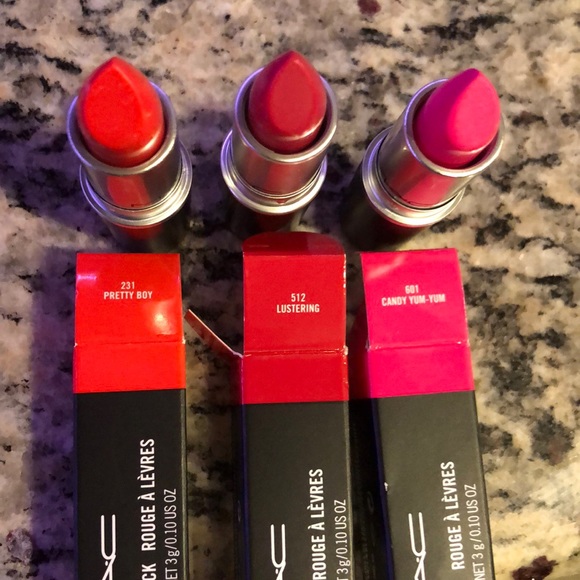 MAC Cosmetics Other - M.A.C Lipstick Trio